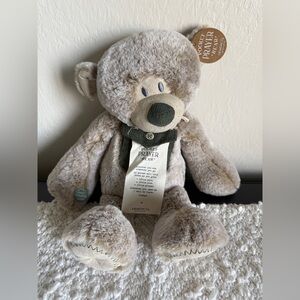 Demdaco Plush Tan Prayer Bear